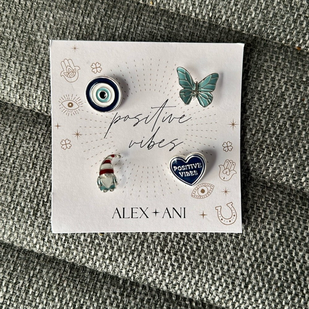 Positive Vibes Holiday Pin Set Alex and Ani